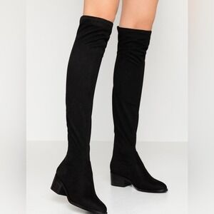 Steve Madden Georgette Over the Knee Boot Black 7.5 M, NWOB